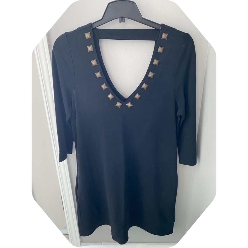 Forever • Black v-neck long 1/2 lenght sleeve